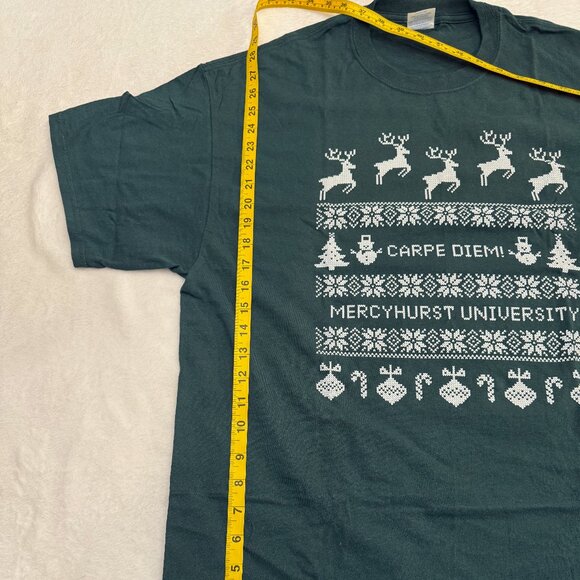 Mercyhurst University Carpe Diem Christmas Tshirt - Picture 3 of 5